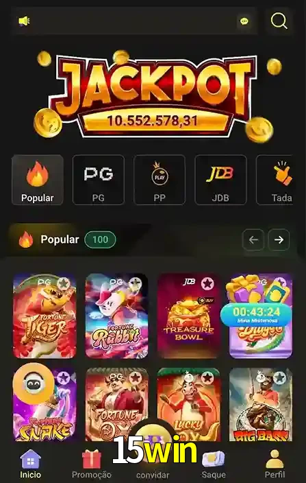 Promoções Especiais no 15win App